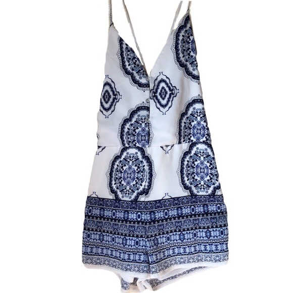 Pattern Romper NWOT - Picture 1 of 5